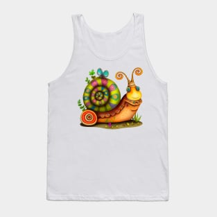 Colorful Snail #7 Tank Top